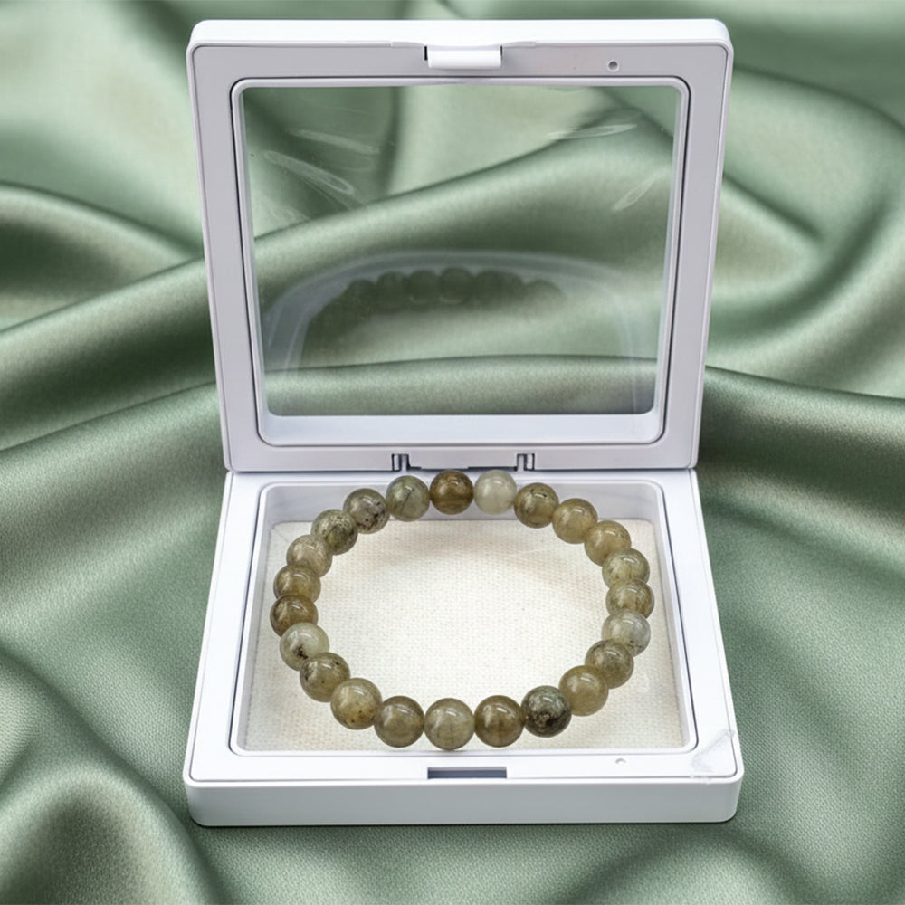 Urthn Labradorite Natural Stone Bracelet(Pack of 3)