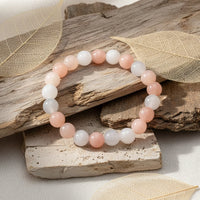 Urthn Pink Aventurine Natural Stone Bracelet(Pack of 3)