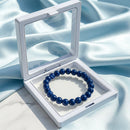 Urthn Lapis Lazuli Natural Stone Bracelet For Meditation(Pack of 3)