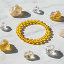 Urthn Citrine Natural Stone Bracelet(Pack of 3)