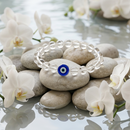 Urthn Evil Eye with Crystal Stone stretchable Bracelet(Pack of 6)