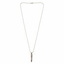 Urthn Stainless Steel Bullet Shape Pendant Necklace for Men(Pack of 6)