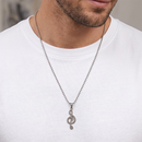 Urthn Treble Clef Chain Pendant for Men (Pack of 6)