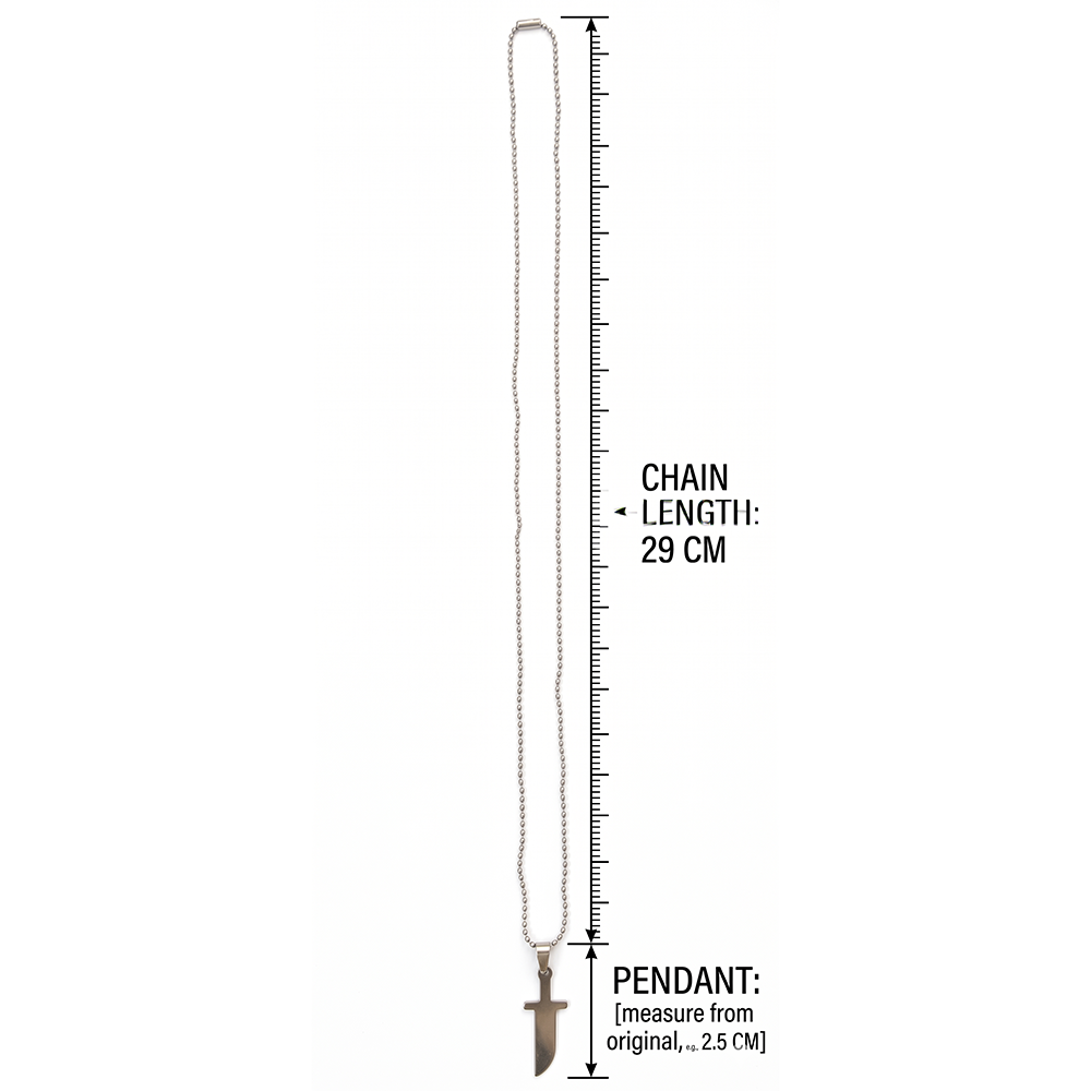 Urthn Sword Chain Pendant for Men  (Pack of 6)