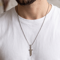 Urthn Sword Chain Pendant for Men  (Pack of 6)