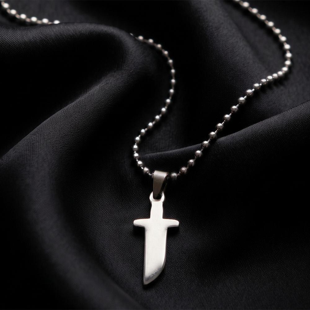 Urthn Sword Chain Pendant for Men  (Pack of 6)
