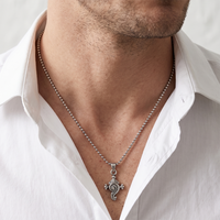 Urthn Vishnu Shankh Chain Pendant for Men  (Pack of 6)