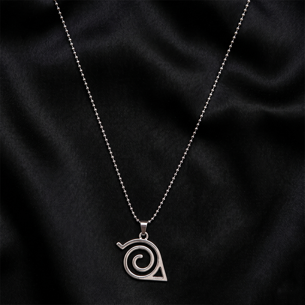 Urthn Spiral Design Steel Chain Pendant for Men (Pack of 6)