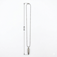 Urthn Fashion Bullet Chain Pendant(Pack of 6)