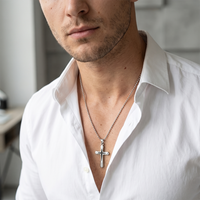 Urthn Cross Chain Pendant For Men