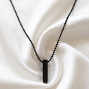 Urthn Rectangle Steel Chain Pendant For Men (Pack of 6)