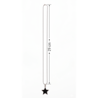 Urthn Star Steel Chain Pendant For Men (Pack of 6)