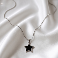 Urthn Star Steel Chain Pendant For Men (Pack of 6)