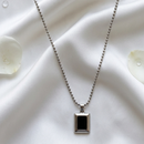Urthn Rectangle Steel Chain Pendant For Men (Pack of 6)