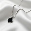 Urthn Round Steel Chain Pendant For Men (Pack of 6)