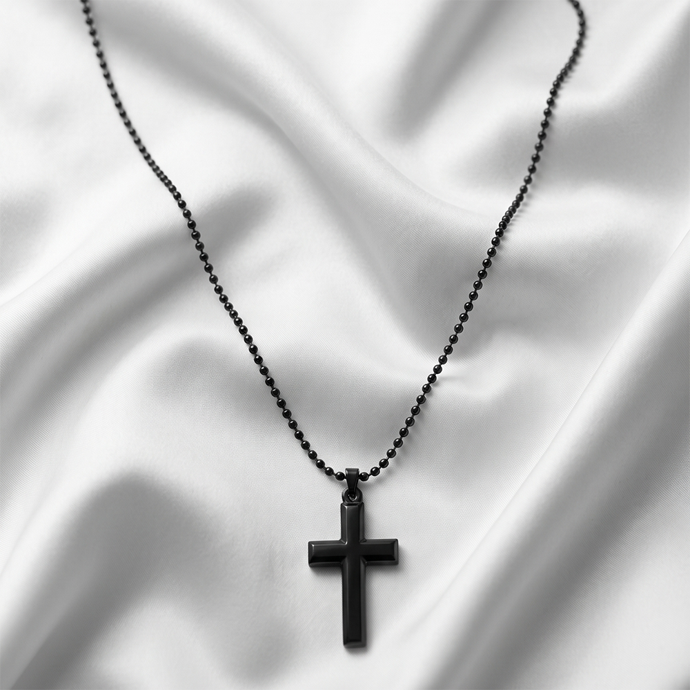 Urthn Cross Chain Pendant For Men (Pack of 6)