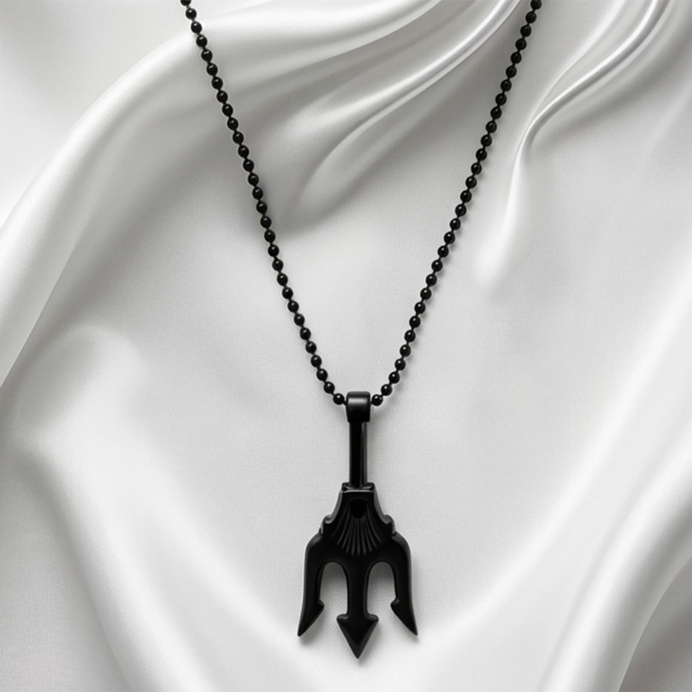 Urthn Mahakal Trishul Chain Pendant for Men (Pack of 6)