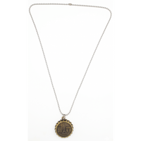 Urthn Vintage Coin Style Eiffel Tower Chain Pendant (Pack of 6)