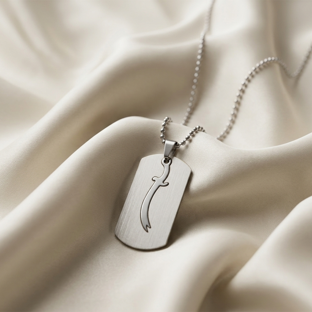 Urthn Silver-plated Chain featuring a Sward Pendant(Pack of 6)