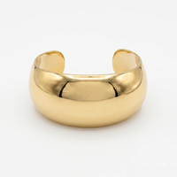 Urthn Timeless Gold Finish Statement Kada Bracelet for women(Pack of 6)