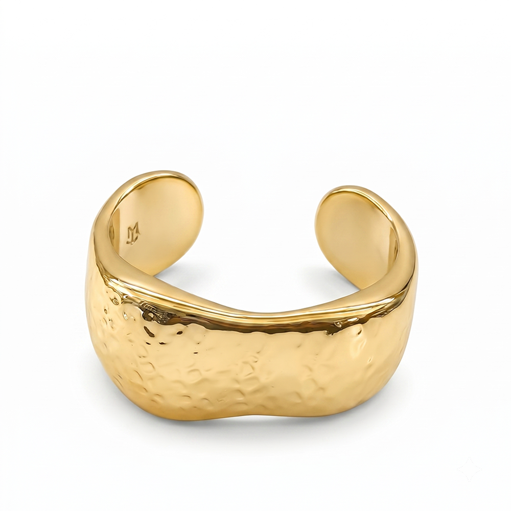 Urthn Dazzling Luxury-Inspired Gold Finish Kada Bracelet for women(Pack of 6)