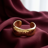 Urthn Dazzling Luxury-Inspired Gold Finish Kada Bracelet for women(Pack of 6)