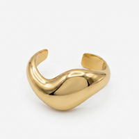 Urthn Exclusive Gold Finish Kada Bracelet for women(Pack of 6)