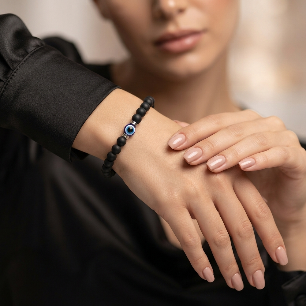 Urthn Trendy Evil Eye Bracelet for Girls & Women(Pack of 6)