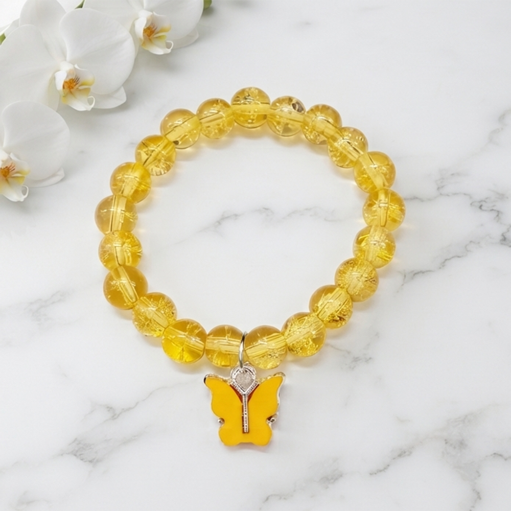 Urthn Handcrafted Butterfly Charm Bracelet for Women and Gorls(Pack of 6)