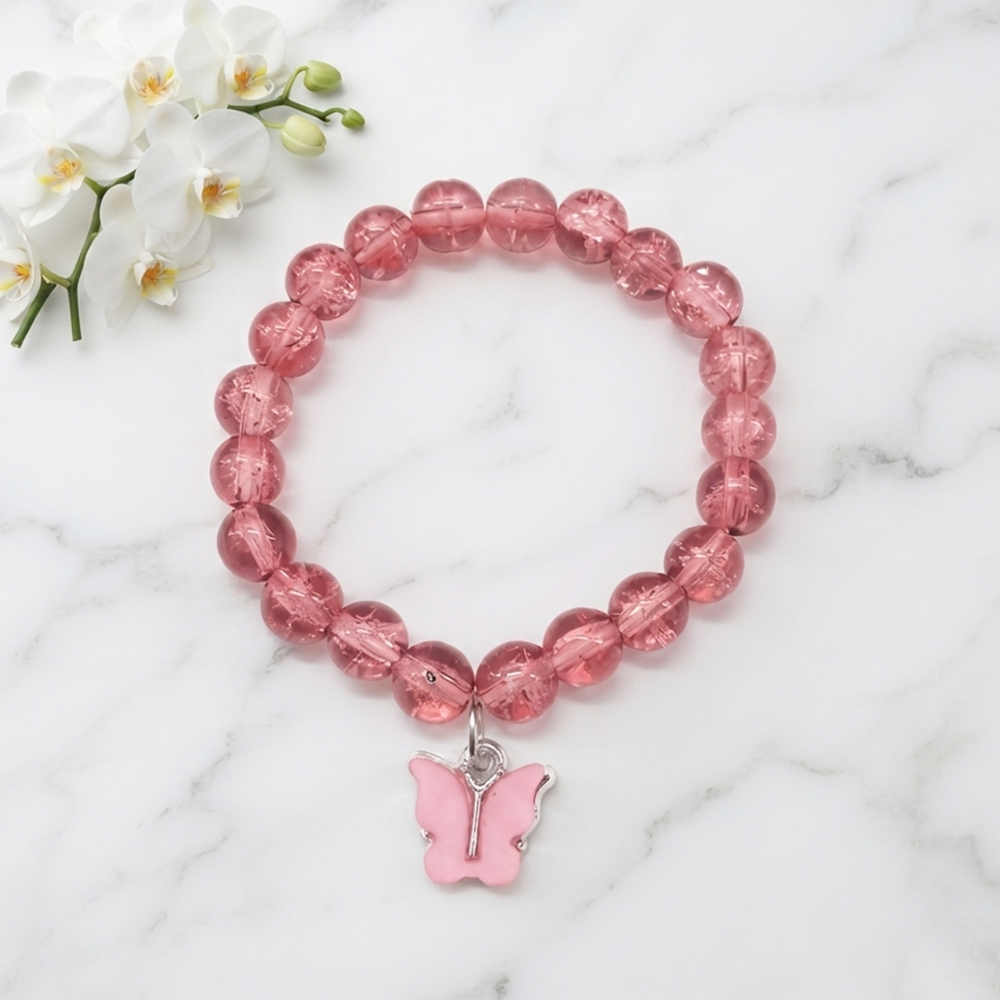 Urthn Handcrafted Butterfly Charm Bracelet for Women and Gorls(Pack of 6)