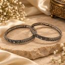 Urthn Ethnic Oxidised Bangles Set for Women Stylish Traditional Jewellery