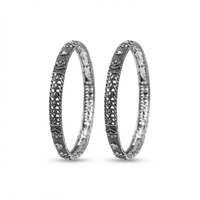 Urthn Ethnic Oxidised Bangles Set for Women Stylish Traditional Jewellery