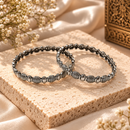 Urthn Ethnic Oxidised Bangles Set for Women Stylish Traditional Jewellery