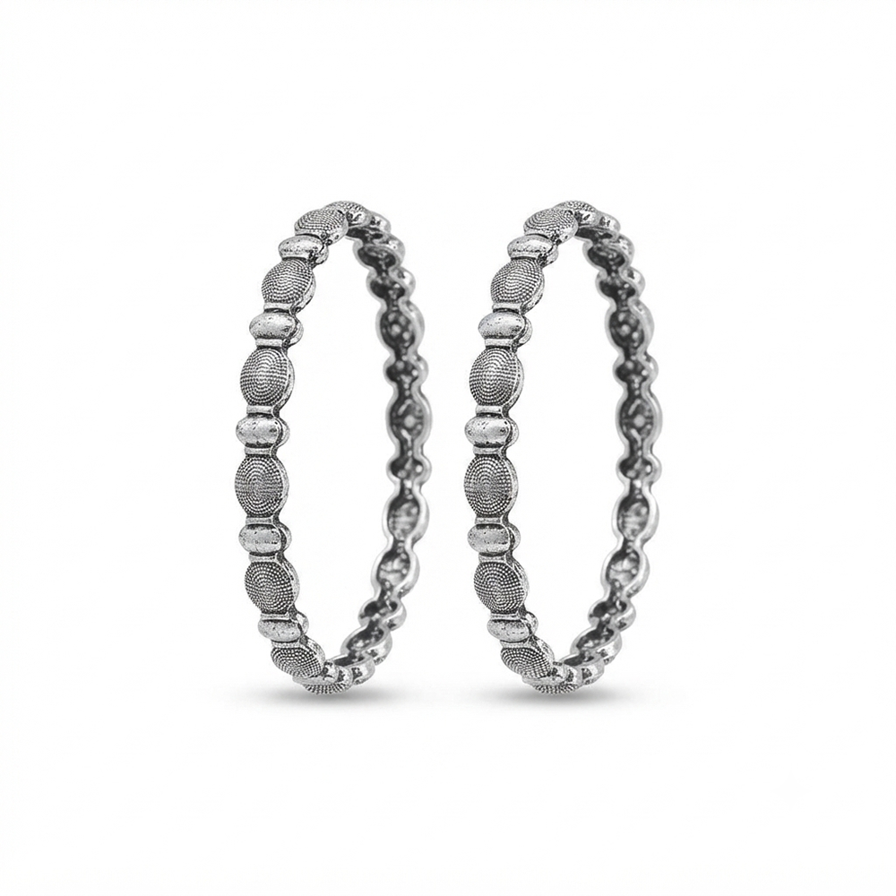 Urthn Ethnic Oxidised Bangles Set for Women Stylish Traditional Jewellery