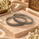Urthn Ethnic Oxidised Bangles Set for Women Stylish Traditional Jewellery