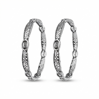 Urthn Ethnic Oxidised Bangles Set for Women Stylish Traditional Jewellery