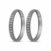 Urthn Ethnic Oxidised Bangles Set for Women Stylish Traditional Jewellery