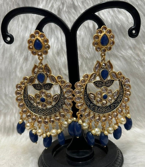 Infinity Jewels Gold Plated Dangler Earrings