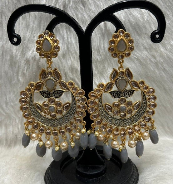 Infinity Jewels Gold Plated Dangler Earrings