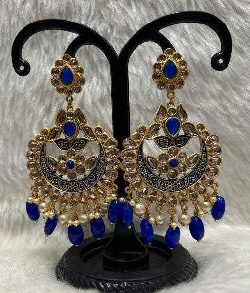 Infinity Jewels Gold Plated Dangler Earrings