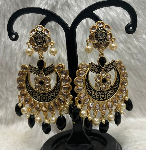 Infinity Jewels Gold Plated Dangler Earrings