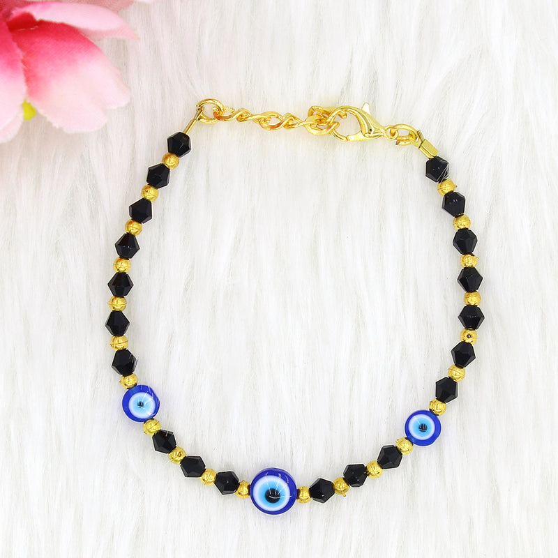 Mahavir Gold Plated  Evil Eye Bracelet