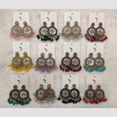Dhwani Gold Plated Crystal Stone And Beads Dangler Earrings