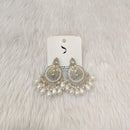 Dhwani Gold Plated Pota And Austrian Stone Beads Dangler Earrings