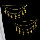 Mahavir Gold Plated Kanchain Earrings