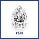 Golay Buchel Pear Shape Cubic Zirconia Stone (2.5x1.5 mm to 9x7 mm)