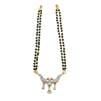 Urthn Everyday Wear Ad Stone Mangalsutra Elegant & Lightweight (Pack Of 6)