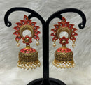 Infinity Jewels Gold Plated Jhumki Earrings