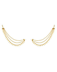 Urthn Traditional Multi-Layer Kaan Chain\Earchain\ Kan Chain (Pack Of 6)