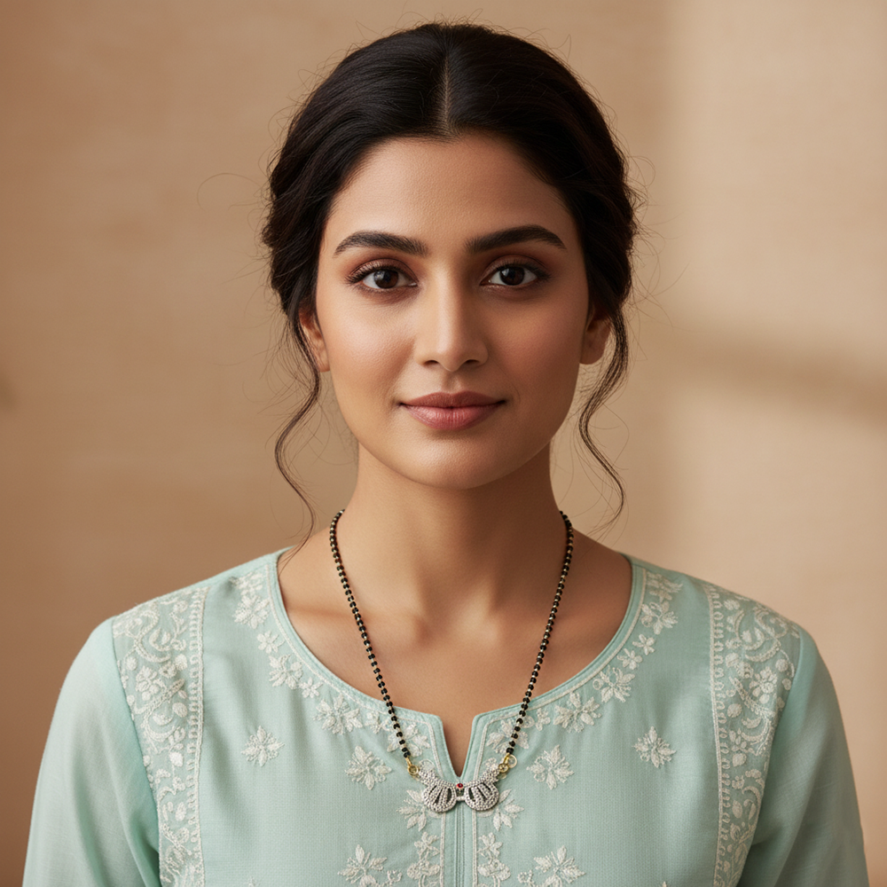 Urthn Elegant Everyday Wear Mangalsutra with Minimal Design (Pack Of 6)